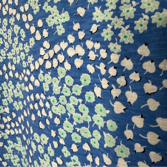 Talbots Plus 2X Floral Popover Blouse‎ Puff Sleeves Cottagecore Coastal Grandma - Picture 8 of 9